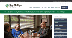 Desktop Screenshot of kenphillipslaw.com