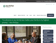 Tablet Screenshot of kenphillipslaw.com